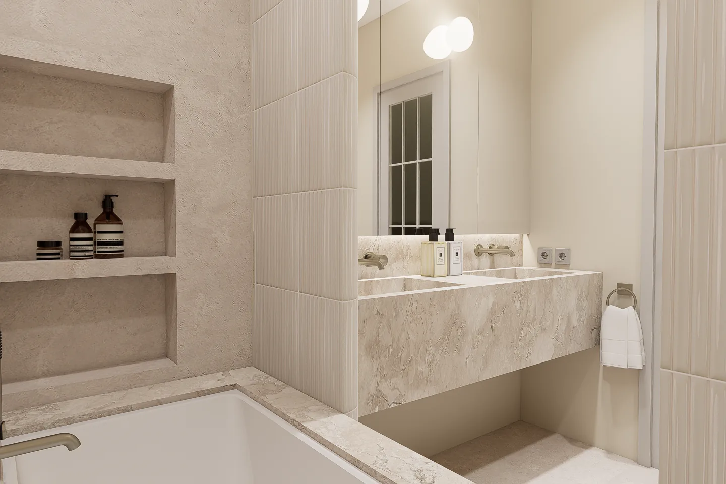 Salle de bain Maréchal Harispe — vue 2