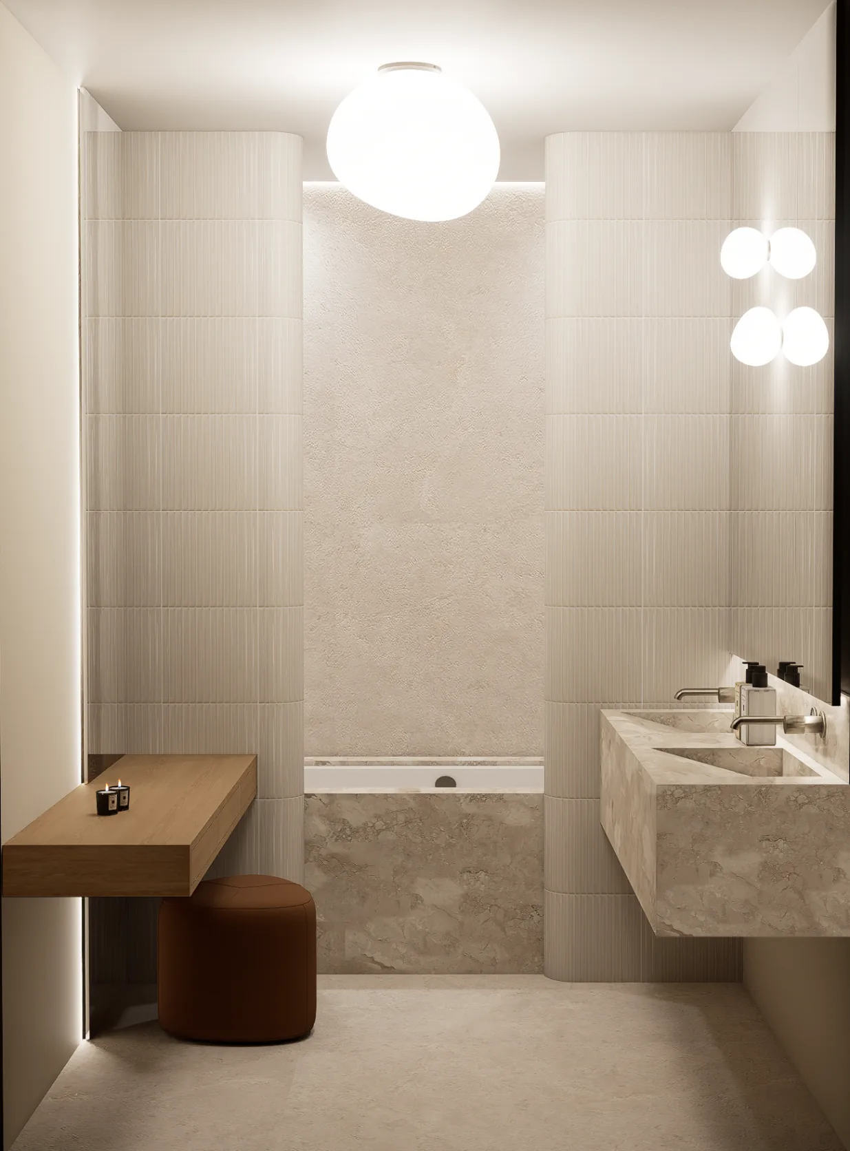 Salle de bain Maréchal Harispe — vue 1